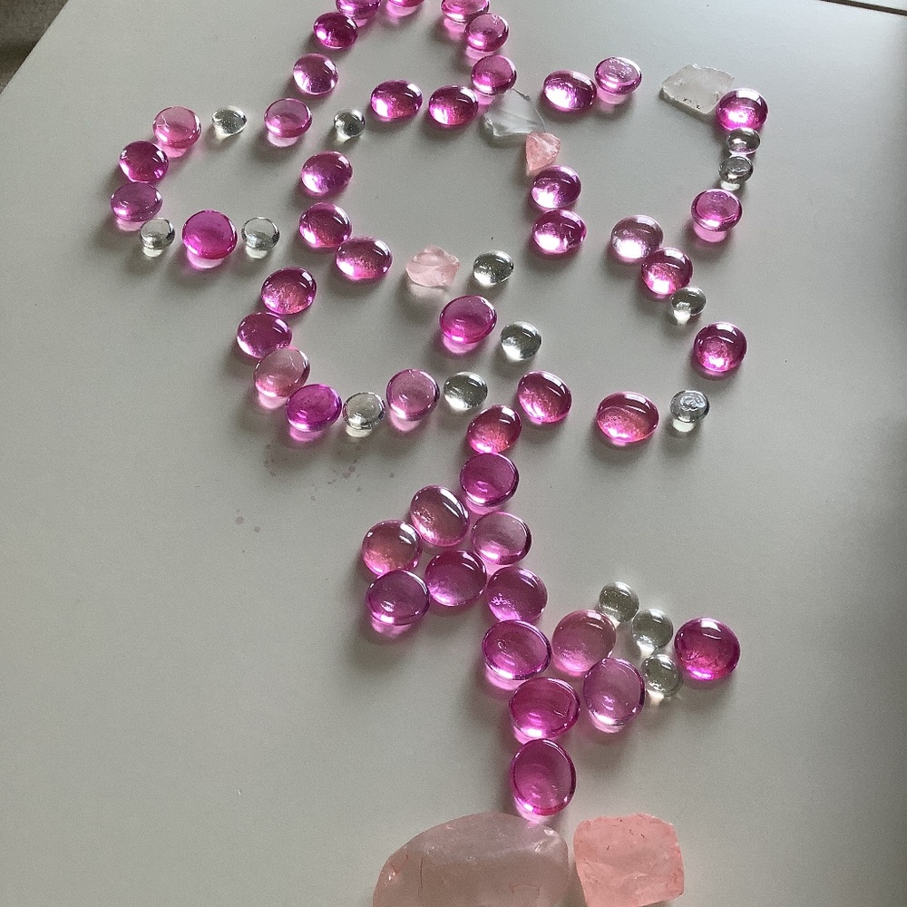 Gemstone marble and rocks for decoration